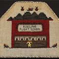 North Pole Village Collection - Rudolph's Flight School