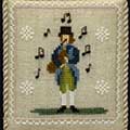 The 12 Sampler Days Of Christmas ornaments - Pipers
